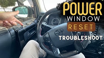 Toyota: How to Fix and Reset Automatic Window Feature