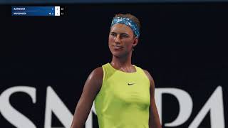 Victoria Azarenka Vs Garbine Muguruza Tennis World Tour 2 Simulation