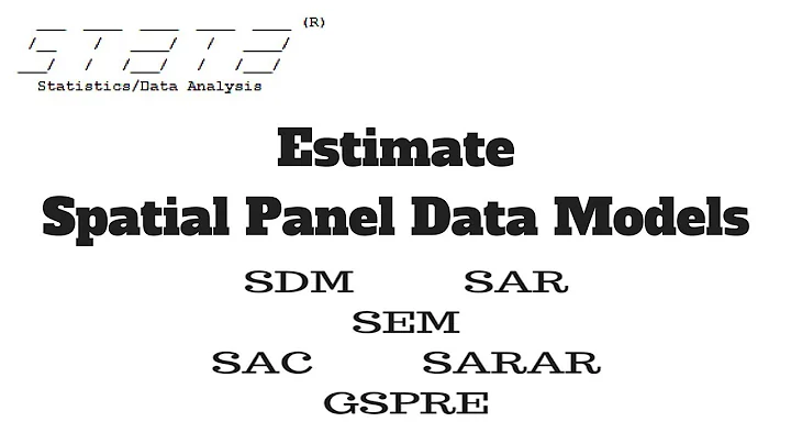 How to Estimate Spatial Panel Data Models in Stata