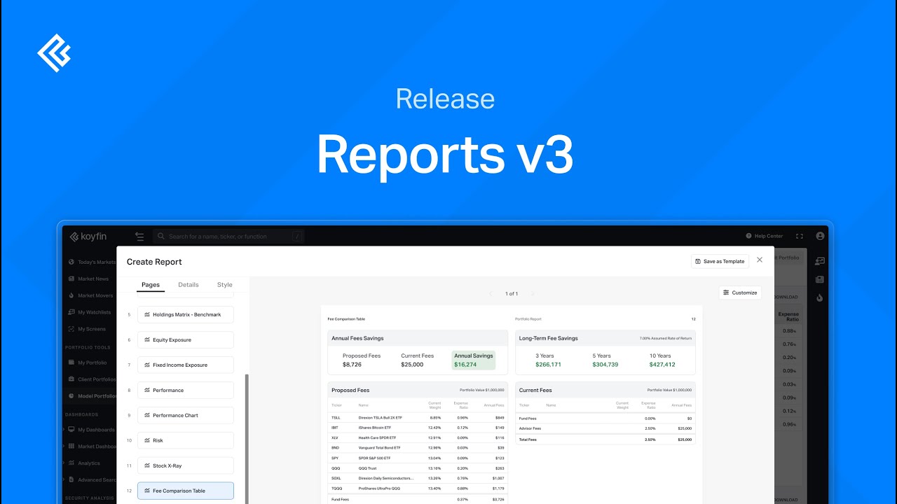 Reports v3 Release - YouTube