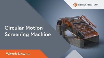 Circular-motion screening machine