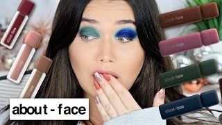 about face Halsey Makeup Line! Eye Swatches + Lip Swatches