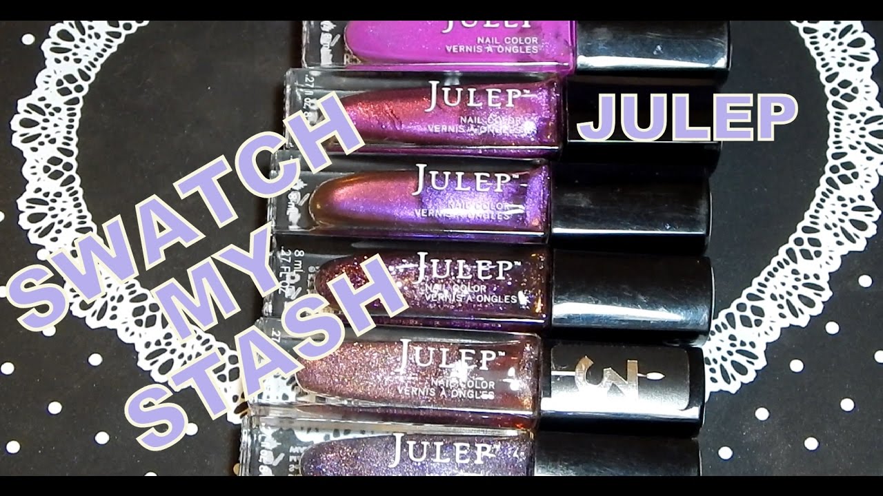 Swatch My Stash  Julep  Purples  Nail Polish  Week 2