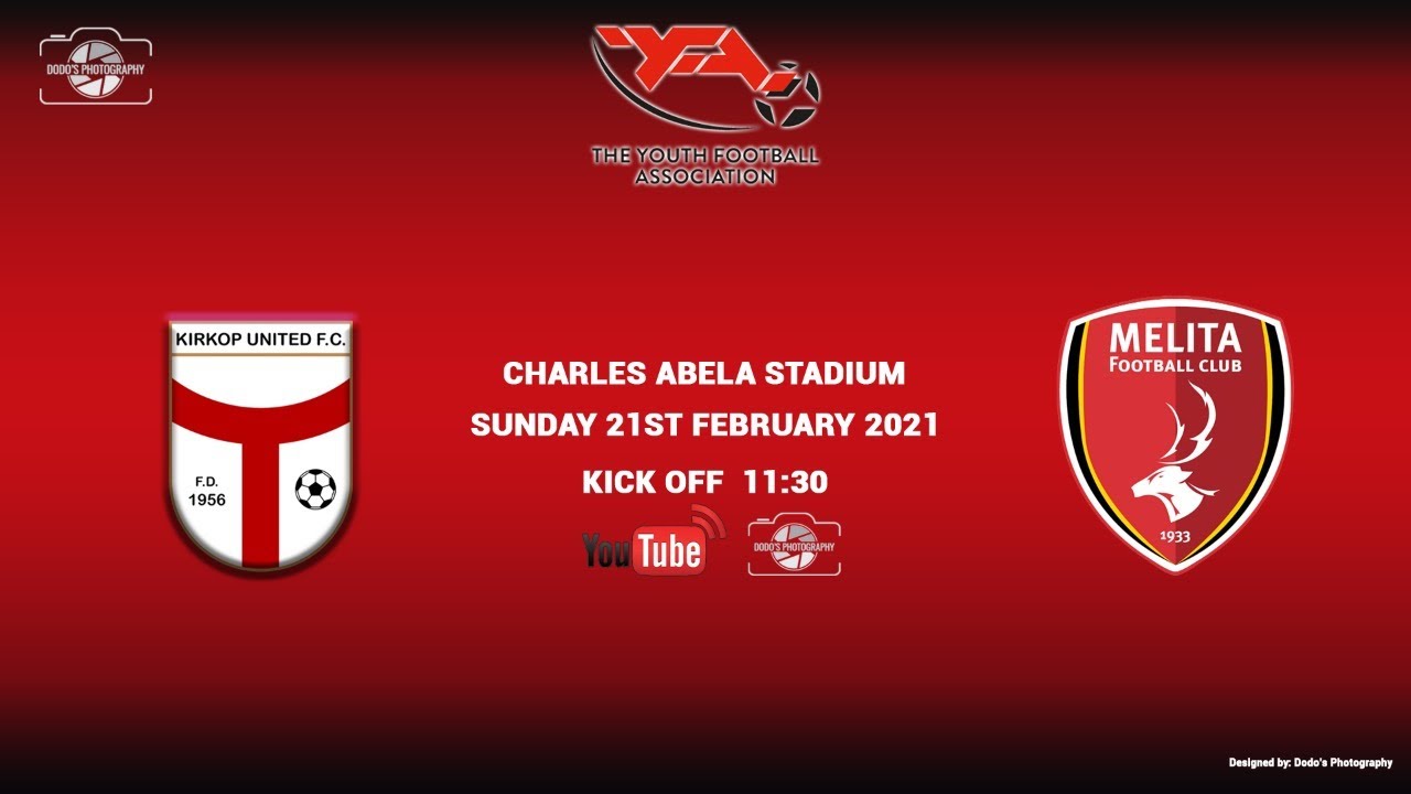 BOV YFA 17: Kirkop United F.C Vs Melita F.C