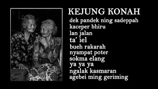 Download lagu Kejung konah madura kualitas kaset pita. #gendingjawa #madurai #madura #lagumadurasedih #kadaryono 