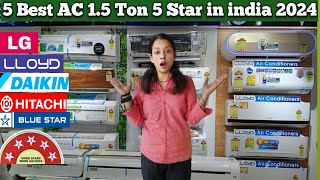 Latest 5 Best AC 2024 // AC Buying Guide 2024// Best 1.5 Ton 5 Star  Inverter AC 🔥🔥🔥 by The chandni info 2,066 views 10 days ago 12 minutes, 46 seconds