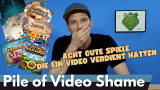 Pile of Video Shame! - Acht gute Spiele, die ein Video verdient hätten – Brettspiele