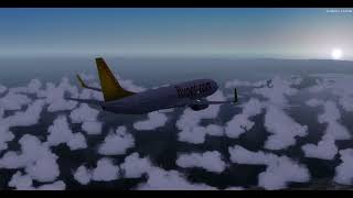 flypgs PMDG 737 NGXu from Antalya to Prishtina (P3D v4.5) pt. 3