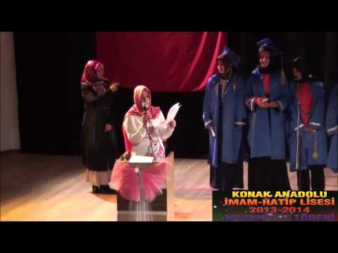 KONAK ANADOLU  İMAM HATİP LİSESİ 2013-2014 MEZUNİYET GECESİ