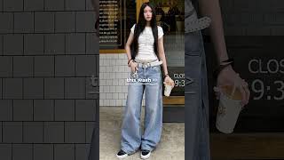 Bling Bleach Wide Leg Jeans