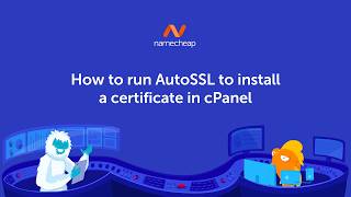 How to run AutoSSL to install an SSL certificate in cPanel