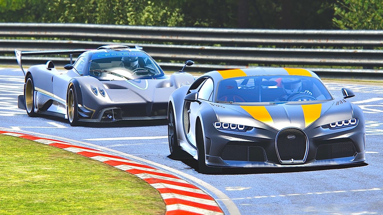 Bugatti Chiron Vs Pagani Zonda