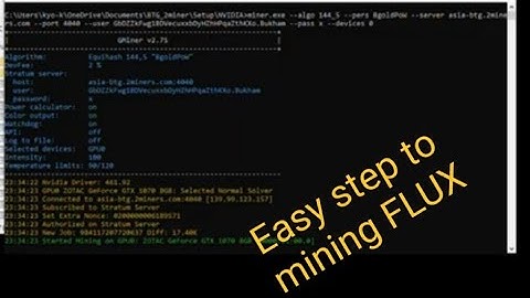 GPU mining FLUX on Minerpool | Easy step to mining GPU Nvidia