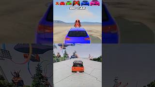 Big &amp; Small Cars vs. Traps - BeamNG.drive#shorts #Beaming.drive