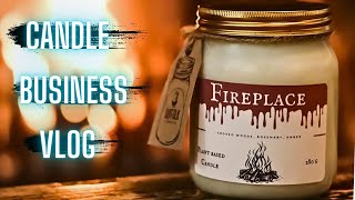 Keeping on top of my Candle Business! Small Business VLOG