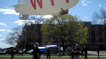 WPI Blimp MQP Promotional Flight Part 1