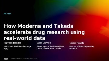 AWS re:Invent 2022 - How Moderna and Takeda accelerate drug research using real-world data (MKT201)