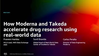 AWS re:Invent 2022 - How Moderna and Takeda accelerate drug research using real-world data (MKT201)