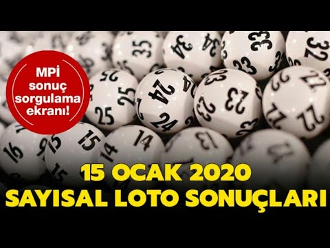 Sayısal Loto sonuçları bu akşam saat kaçta açıklanacak ...