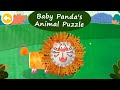 Baby Panda's Animal Puzzle - DIY handicraft - Design creative animal puzzle | BabyBus Games For Kids