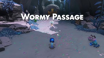 ASTRO BOT Wormy Passage 100% Walkthrough Gameplay - All Bots and Puzzle Pieces