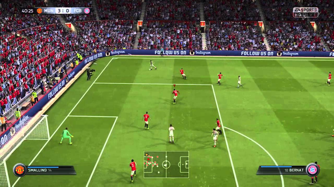 Manchester United - Bayern Munchen FIFA 15 PS4 Gameplay PL