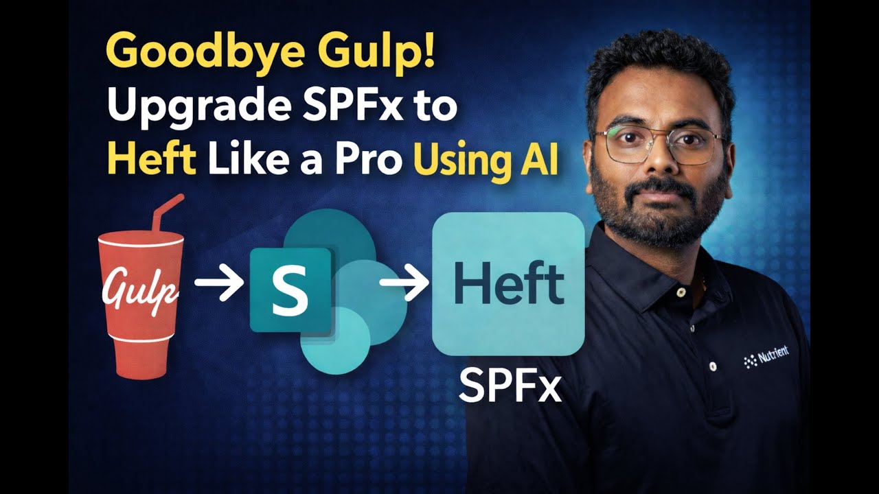Modernizing SPFx Builds with Heft (Goodbye Gulp!) - YouTube