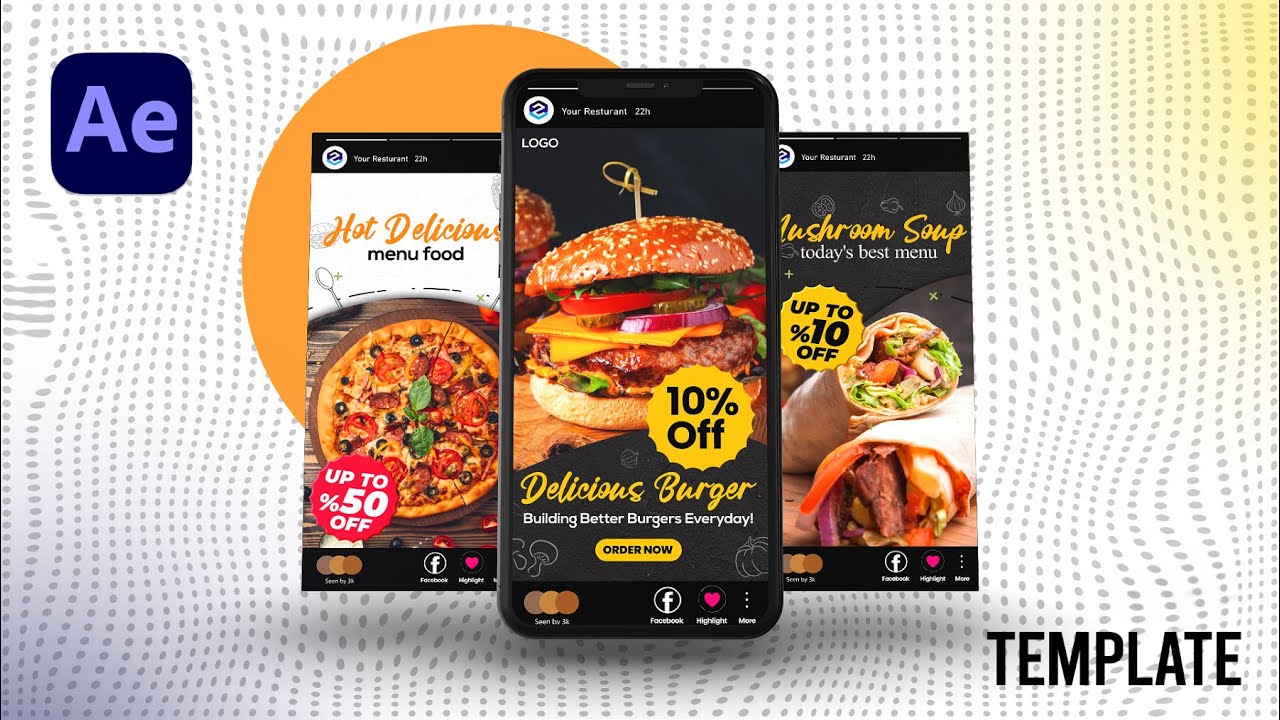 Instagram Story or Reels Animation in After Effects | Tutorial | Template