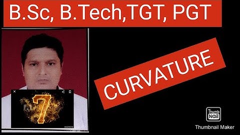B.Sc1:CURVATURE:FORMULA FOR RADIUS OF CURVATURE OF TANGENTIAL POLAR FÒRM OF CURVES