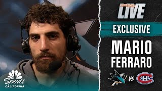 Mario Ferraro hopes Sharks keep good vibes going after win against Canadiens | NBC Sports California