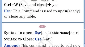 Visual FoxPro Table Structure, Data Types & Commands Explained | Bengali Tutorial for Beginners |