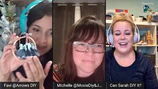 12 DAYS OF CHRISTMAS LIVE CRAFTING ORNAMENTS