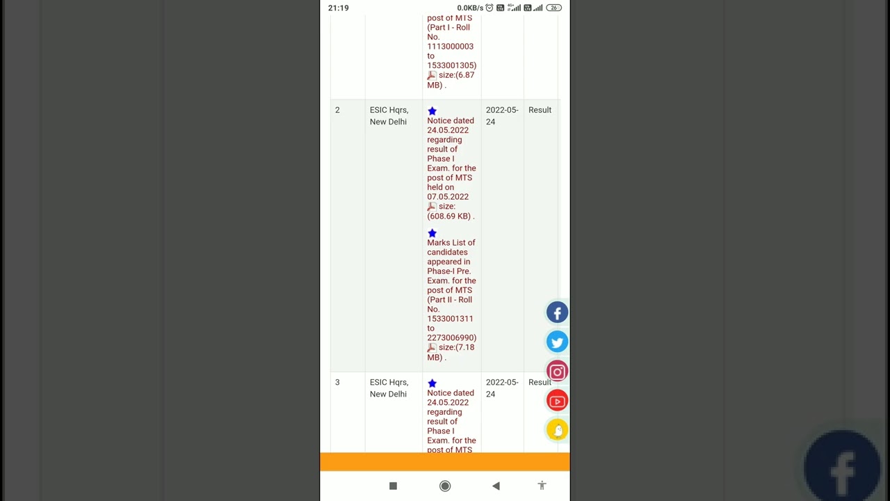HOW TO CHECK ESIC MTS PRE RESULT ? ESIC MTS RESULT OUT!!