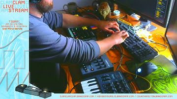 Clam Live Stream - Jam on Octatrack, Digitakt, Digitone, Microbrute