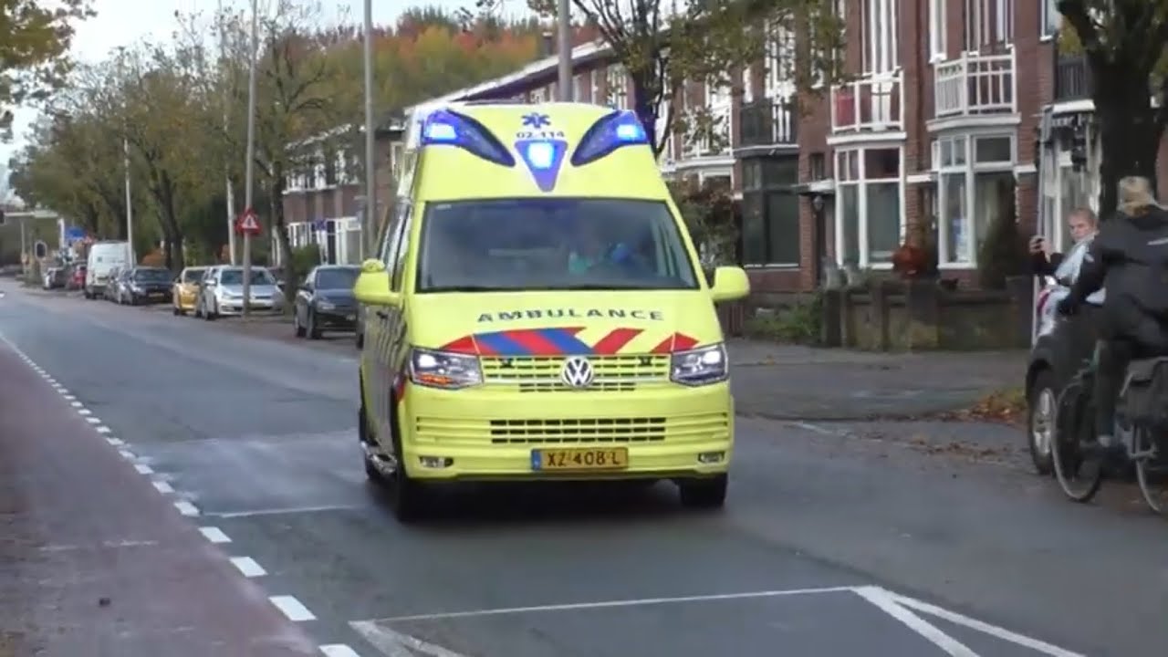 Compilatie 02-114 (oude) meerdere keren met spoed door Leeuwarden