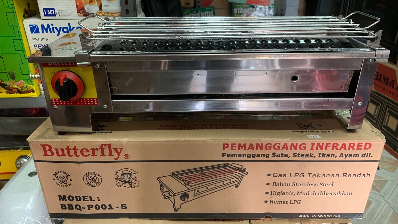 REVIEW BAKARAN GAS BUTTERFLY | PANGGANGAN GAS INFRARED BARA WA 08567176315//081318300385