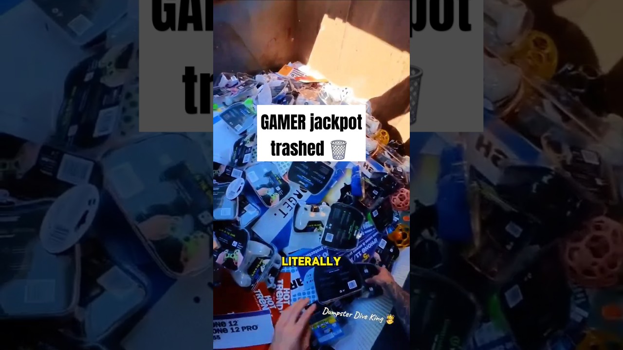 Employees threw out the whole video game section!?! 