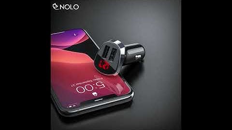 Cốc Sạc Nhanh Xe Hơi Xe Máy 2 Cổng Sạc USB Borofone BZ15 Có Đèn Led Đo Điện Áp Thực Công Suất 12W