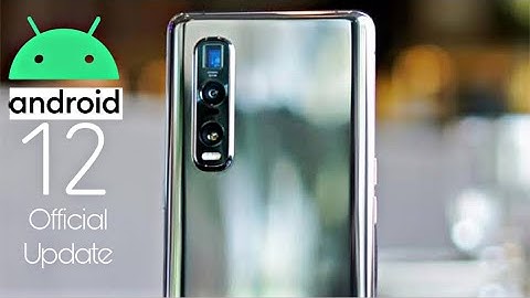 Oppo Find X2 Android 12 Update