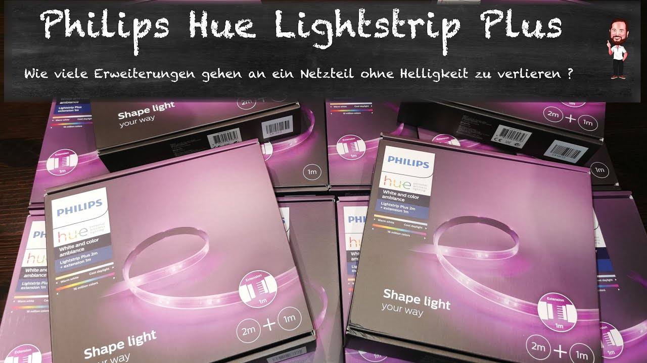 Philips Hue Lightstrip Plus Wie viele Erweiterungen