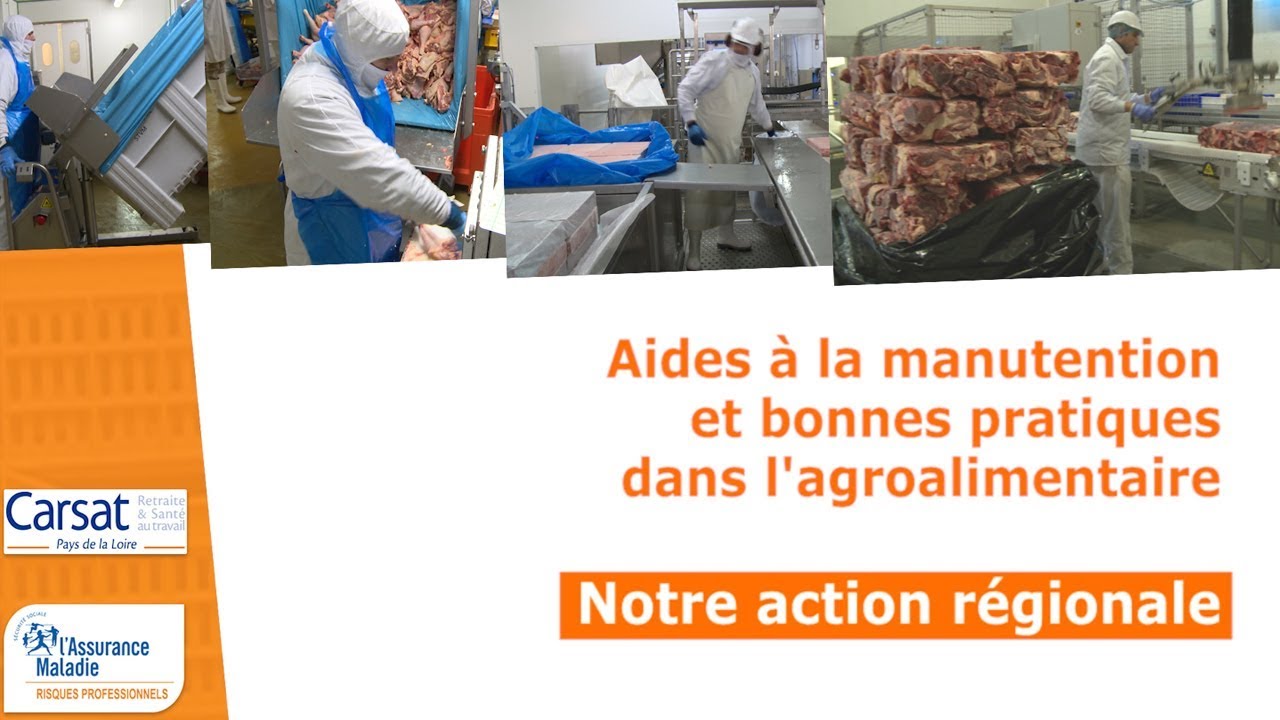 Aides à la manutention et bonnes pratiques dans l'agroalimentaire