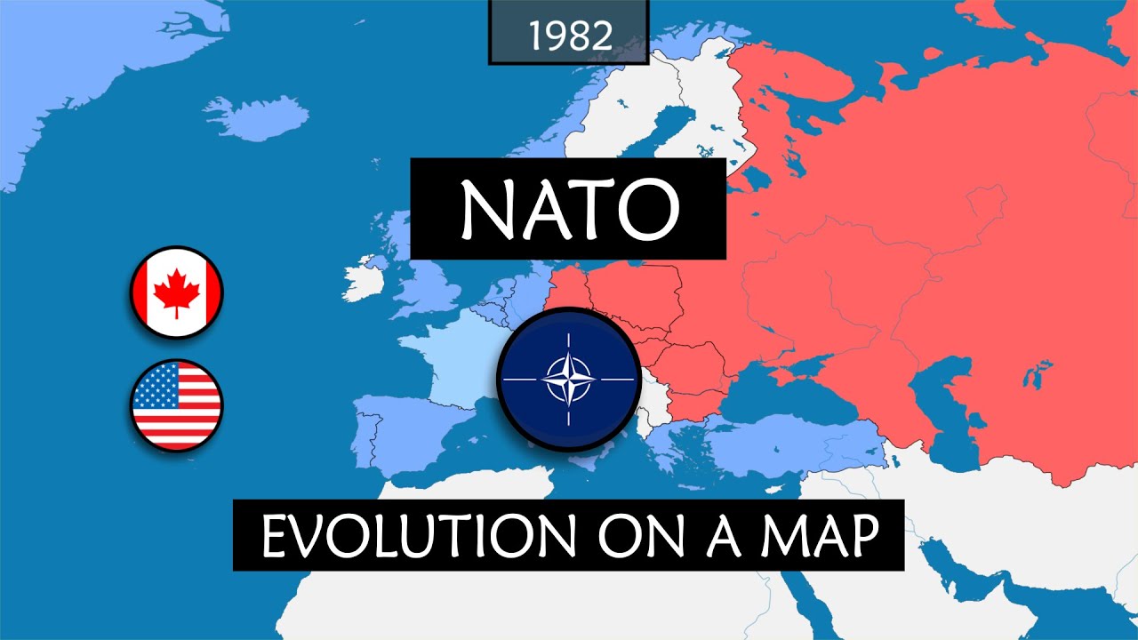 NATO evolution on a map YouTube