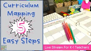 Quick & Easy Curriculum Mapping Teacher Hacks Included