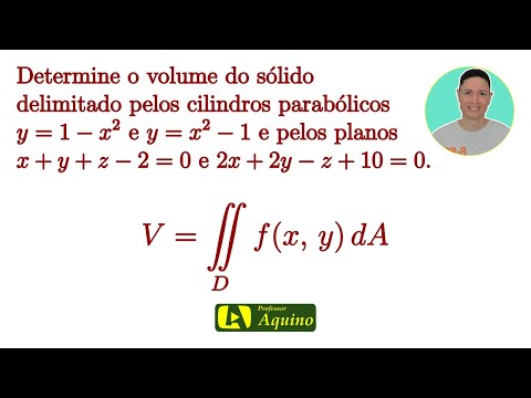 Integral Dupla - Volume de Sólido. | #5 Exercício de Integral.