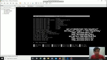 Tutorial Penginstalan dan Konfigurasi Proxy Server pada Debian 7 di VMWare