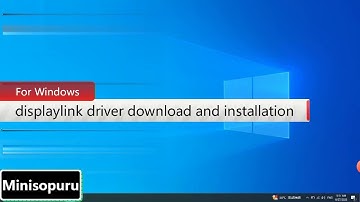 Minisopuru DisplayLink Docking Station Driver Installation Guide