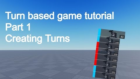 Roblox Turn Based Game Tutorial #1 | Creating Turns (Star Rail