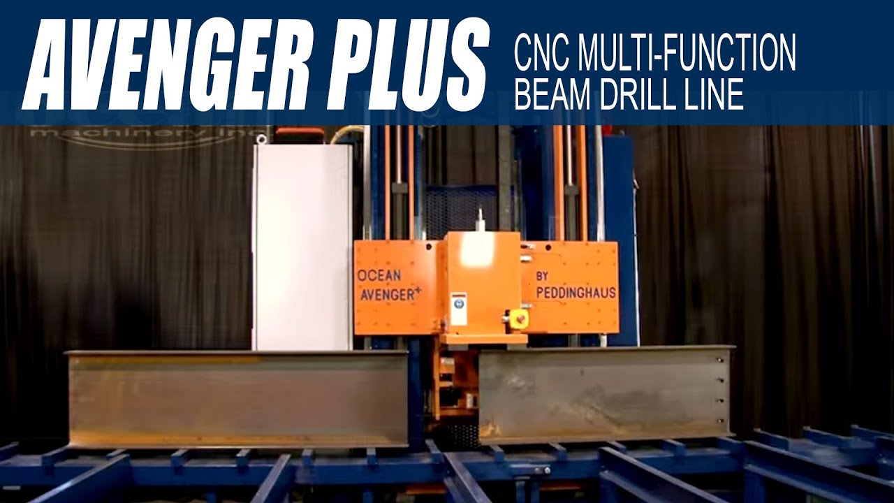 Ocean Avenger PLUS CNC multi function beam drill line - NOTHING COMES CLOSE