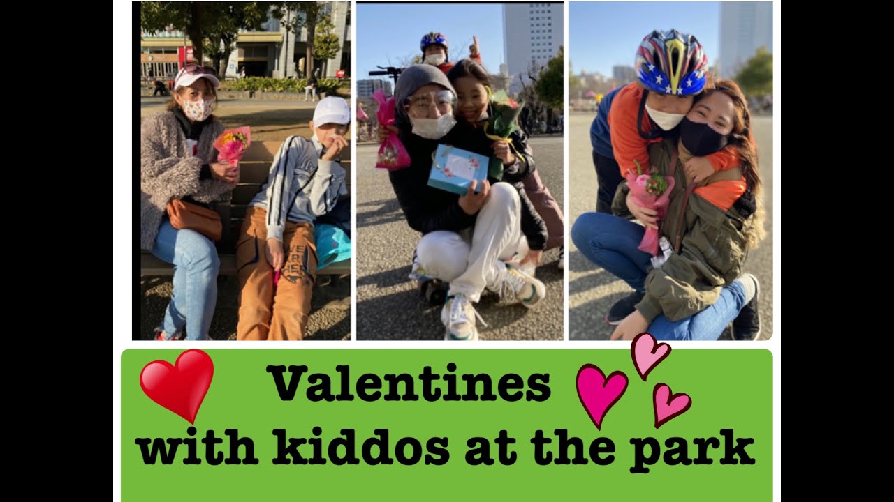 Vlog# 13  Valentine's Day at the Park with Kiddos (2021)
