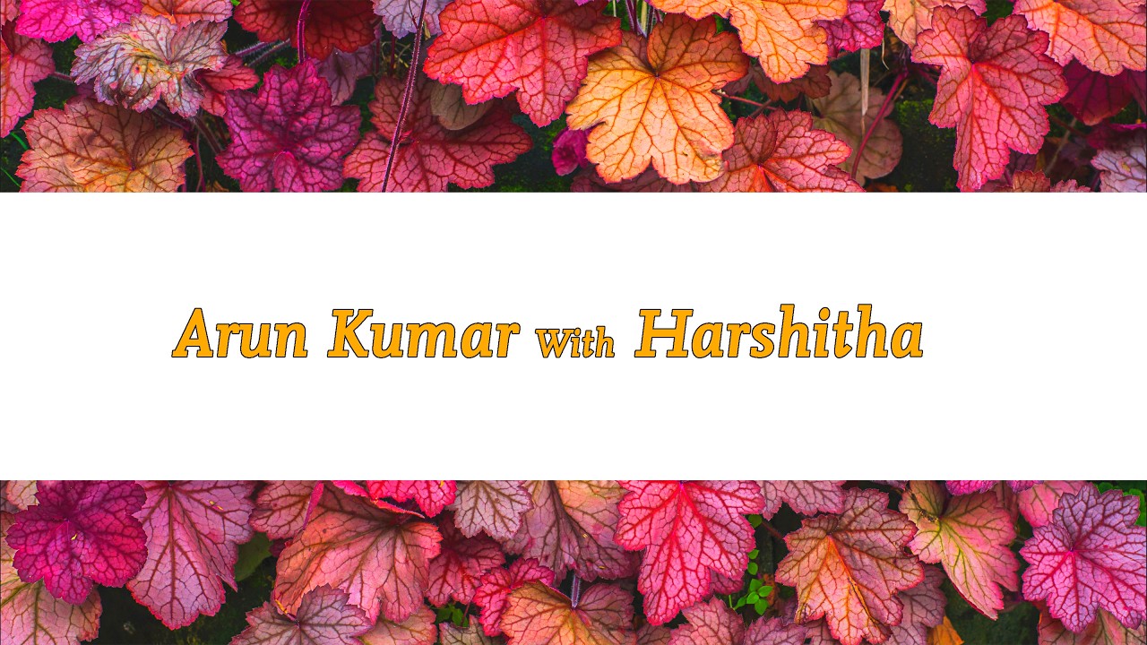 Harshitha Ravi Kumar Arun Kumar + Harshitha - YouTube